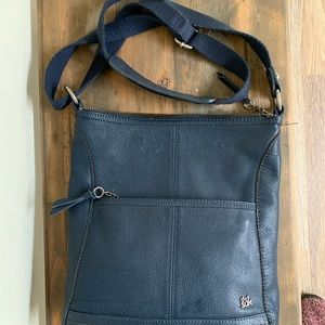 The SAK. Crossover bag. Navy genuine leather